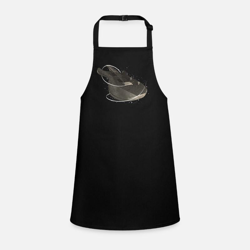 Guitar - Guitar - Children's Apron - black