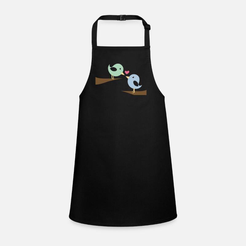 Enamoured birds Children's Apron