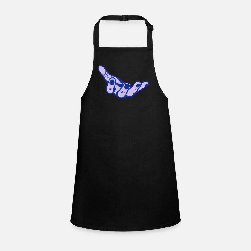 main hand ouverte open offene mano Tablier Enfant