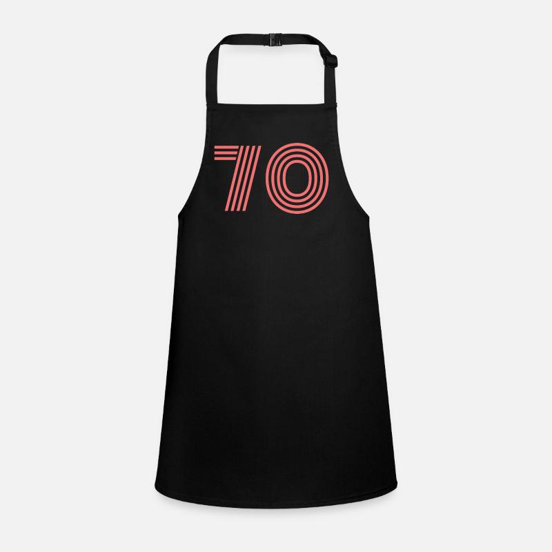 Coole Retro Retrostyle Jersey Nummer Rückennummer Schürze für Kinder
