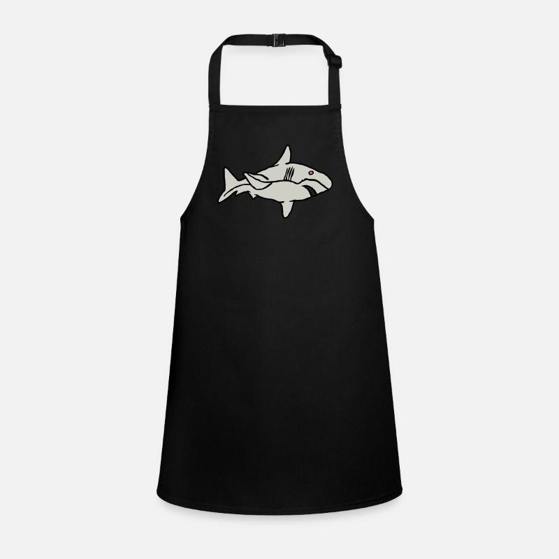 Fish Shark Predator Predator Water Graffiti Ocean Children's Apron