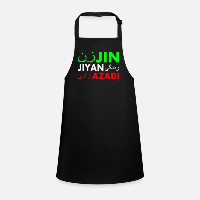 Jin jiyan azadi زن زندگی آزادی Schürze für Kinder