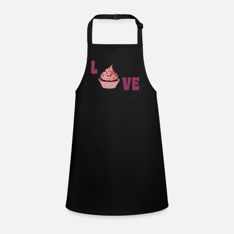 Liebe Cupcake Schürze für Kinder