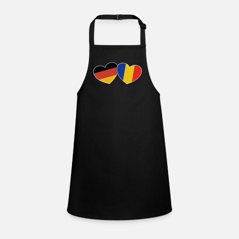 Deutsch Rumänische Freundschaft - Geschenk Schürze für Kinder