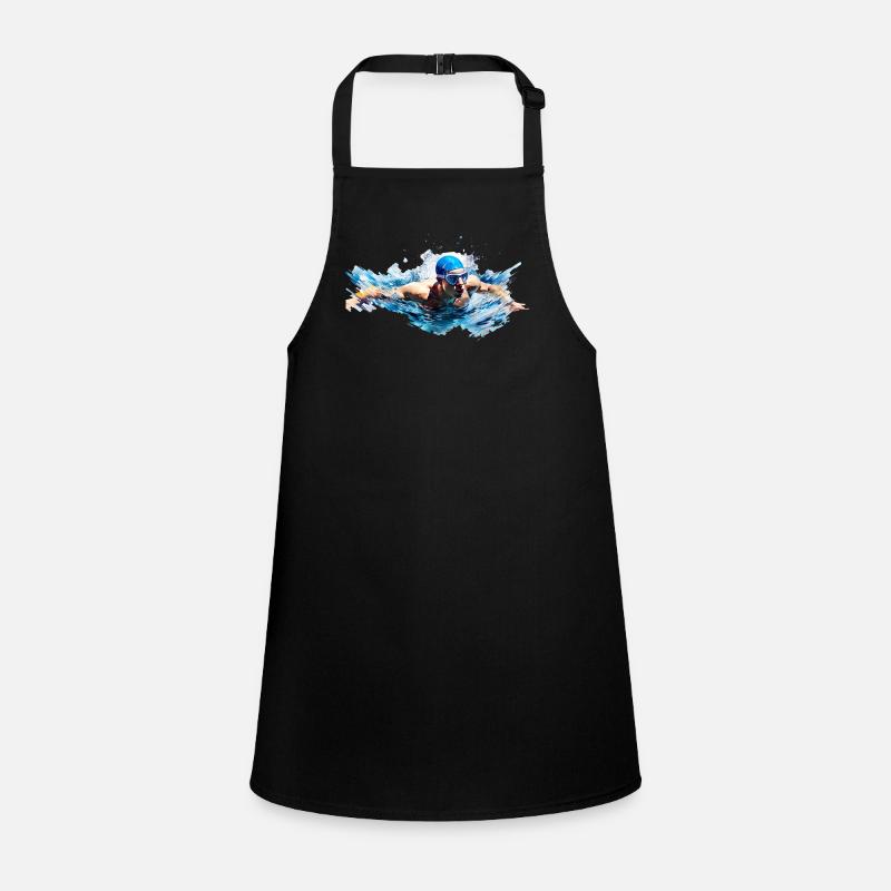 Swimming is available in different disciplines Children's Apron