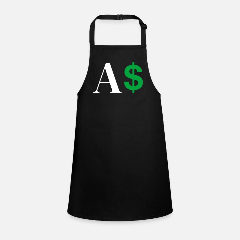 Dollar Letter Children's Apron