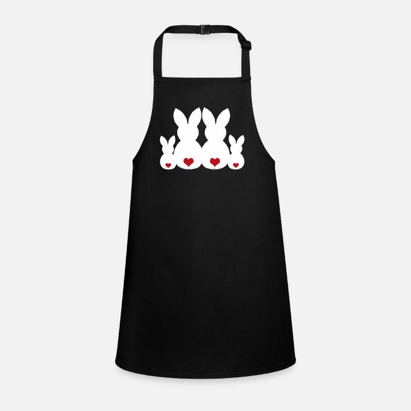 Hasenfamilie Hase Osterhasen Ostern Ostergeschenk Schürze für Kinder