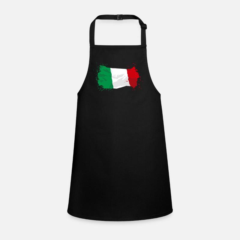 Italy Flag Schürze für Kinder