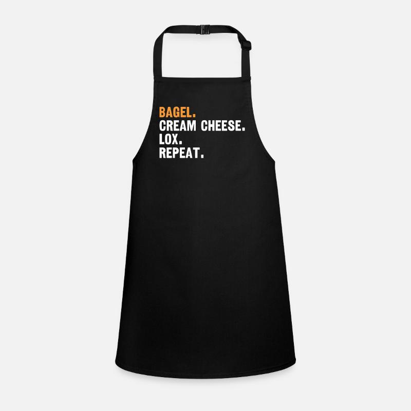 Bagel Spruch Geschenk Schürze für Kinder