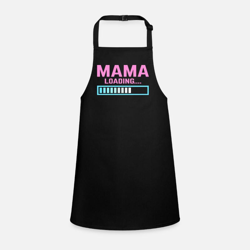 Mama lädt Mama Mama Schürze für Kinder