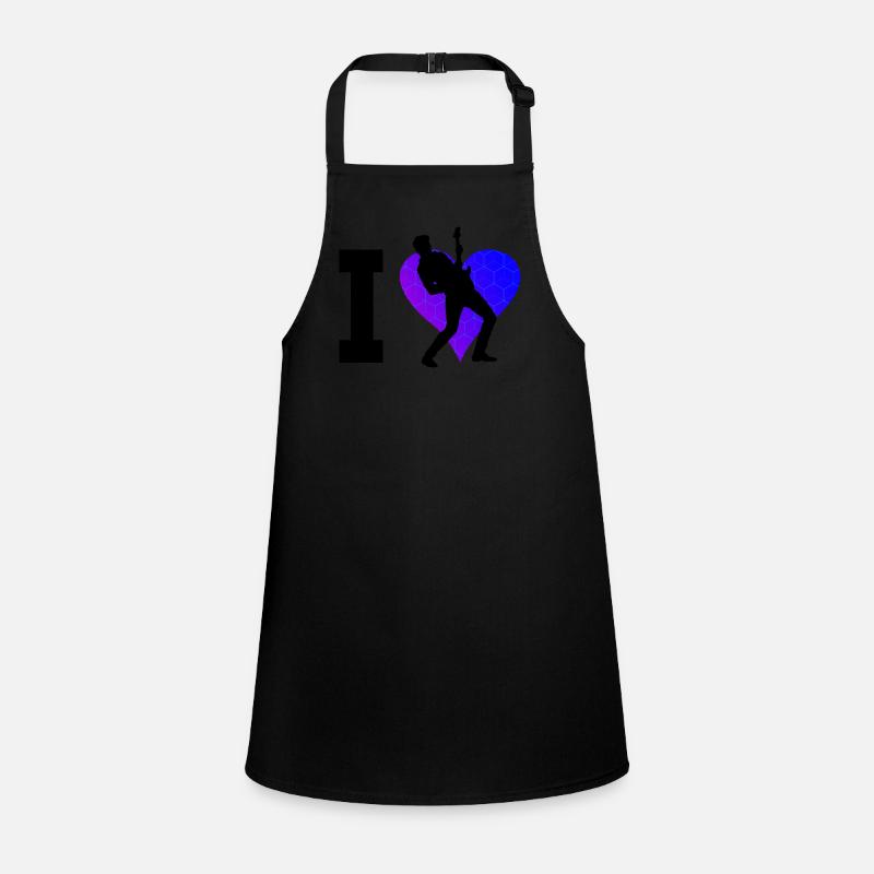 acoustic guitar men electronic guitar Children's Apron