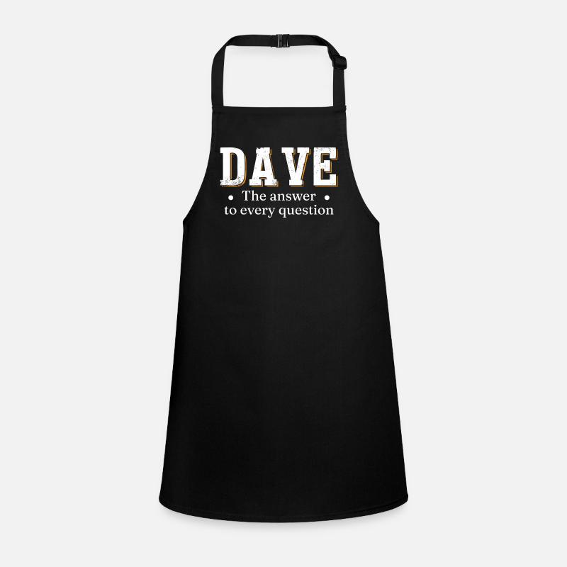 Dave La réponse à toutes les questions Tablier Enfant