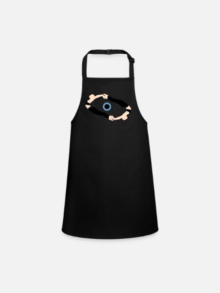 Eye - Tablier Enfant - noir - Devant