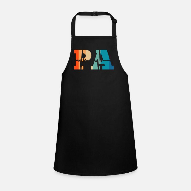 Heartbeat retro physician assistant Children's Apron