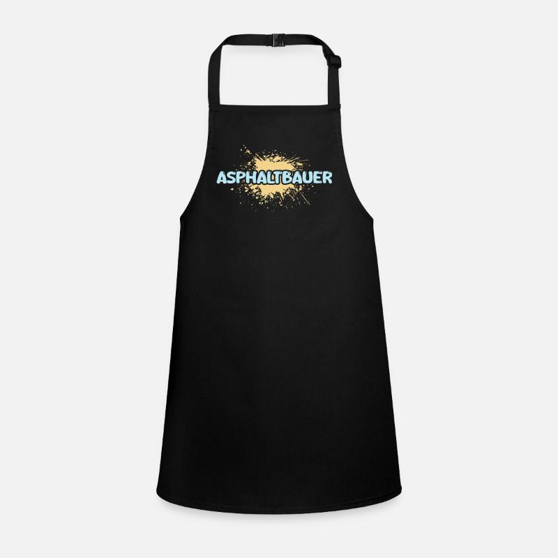 Asphalt builder as a job Children's Apron