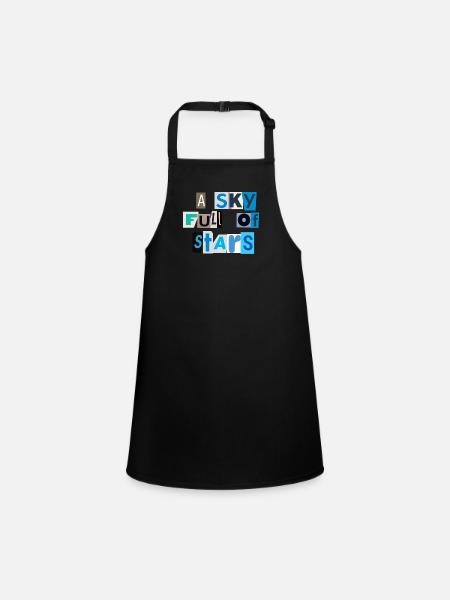 A Sky Full Of Stars - Children's Apron - black
