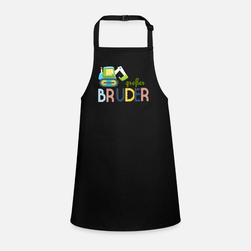 großer Bruder Traktor Schürze für Kinder
