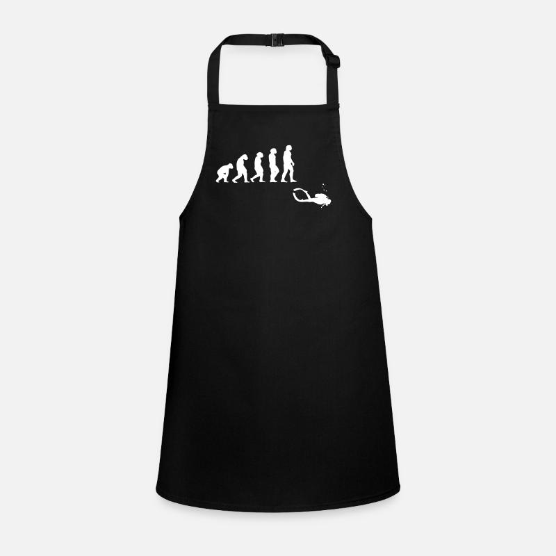Evolution diving with a device Children's Apron