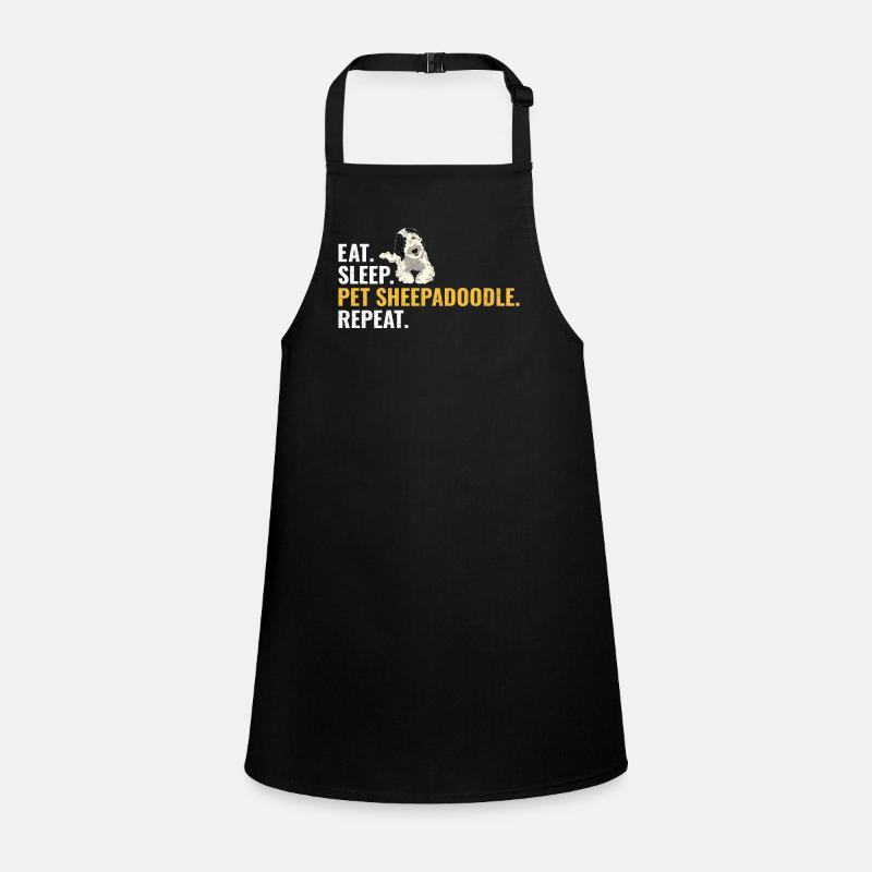 Sheepadoodle Doodle Dog Tablier Enfant