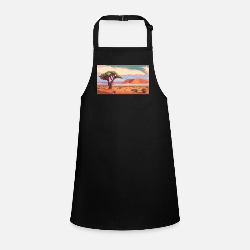 Sossusvlei, Namibie - Pixel Art Tablier Enfant