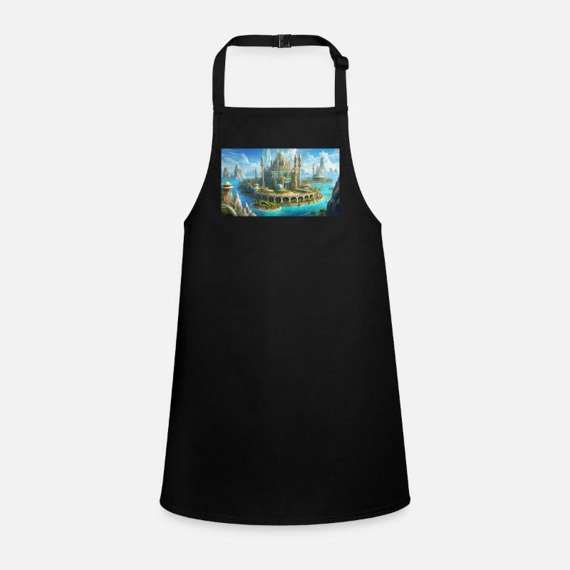 beautiful mythical places – Atlantis before doom Children's Apron