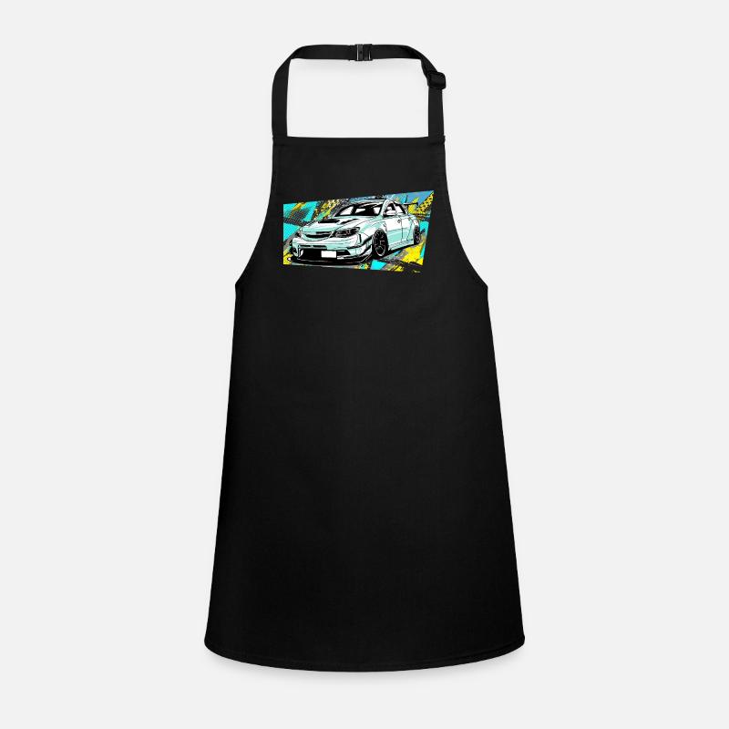 Car comic style Children's Apron