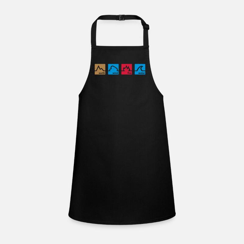 Earth Wind Fire Water Children's Apron