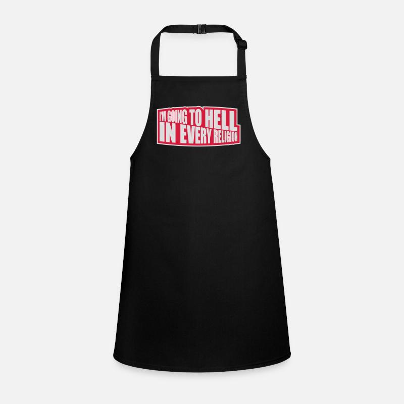 in going to hell Children's Apron