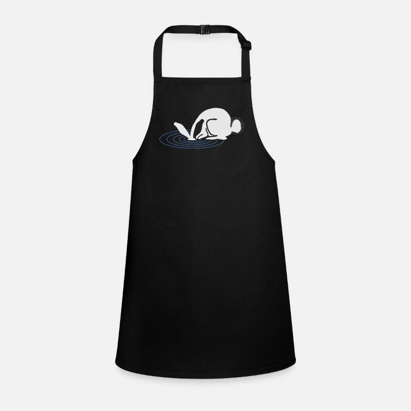 A white rabbit Children's Apron