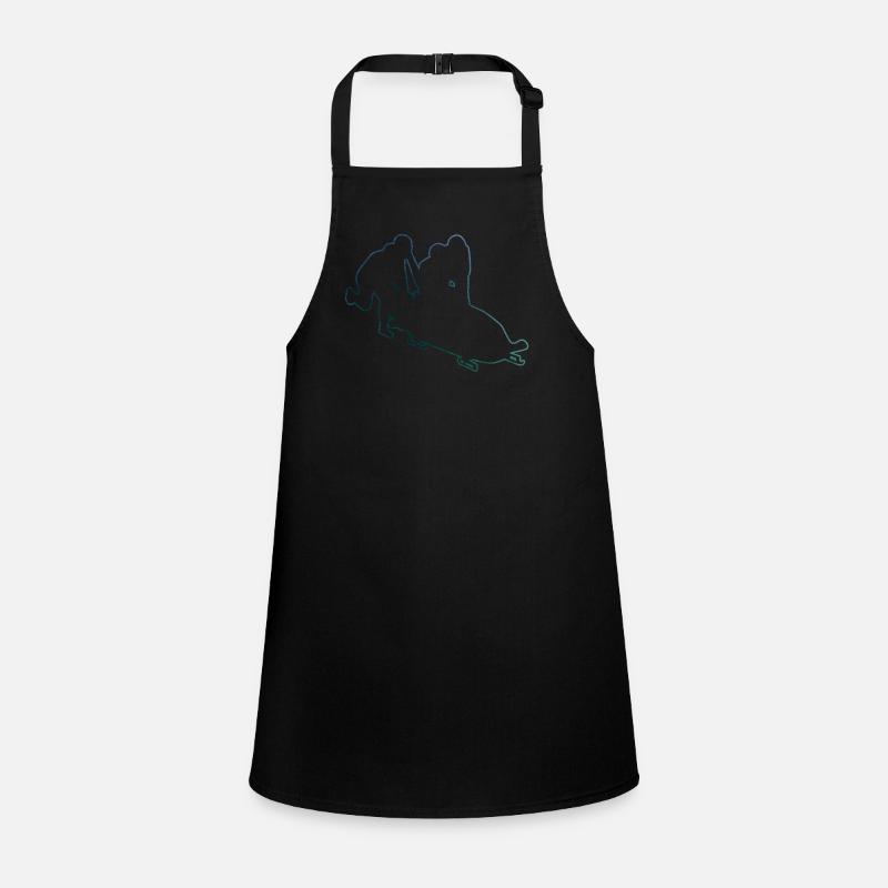 Women's bobsleigh bobsleigh bobsleigh track Bobsleigh two-man bobsleigh Children's Apron