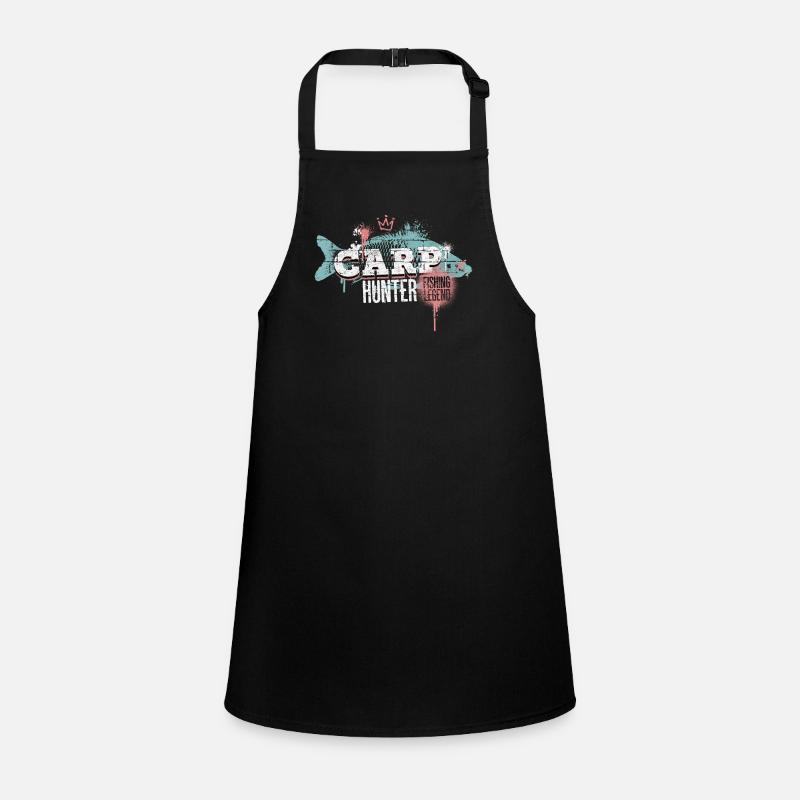 carpe carpe chasseur pêche pêcheur poisson graffiti Tablier Enfant