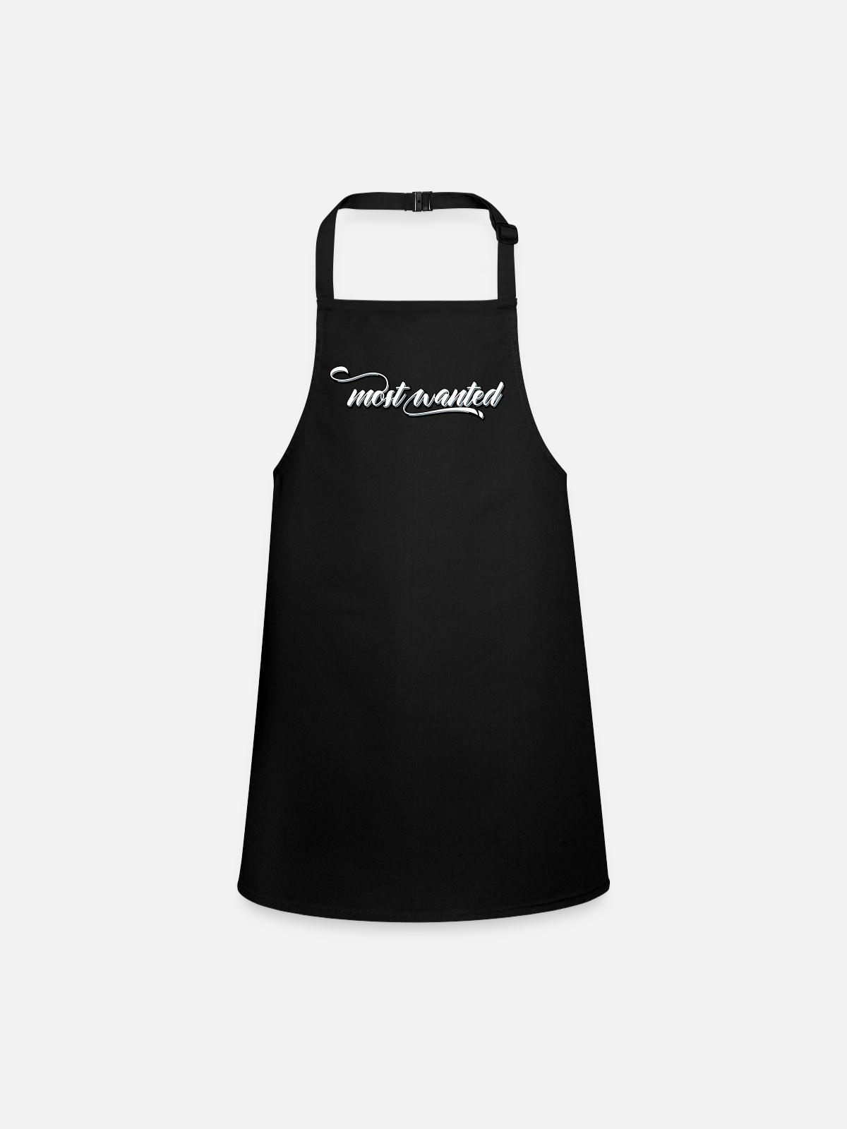 most wanted - Children's Apron - black - Front
