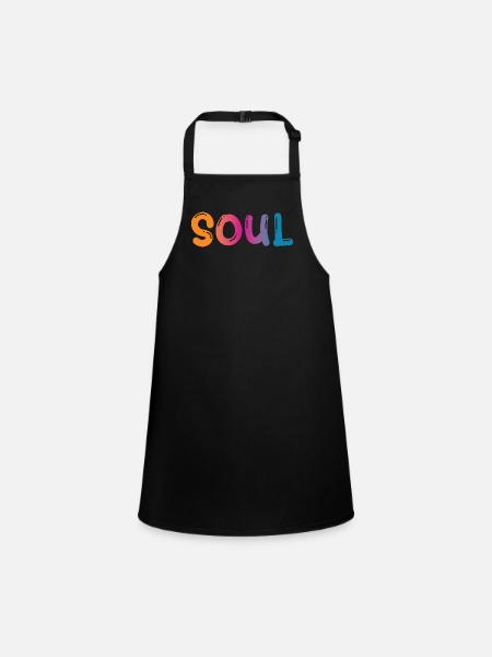 Soul - Children's Apron - black - Front
