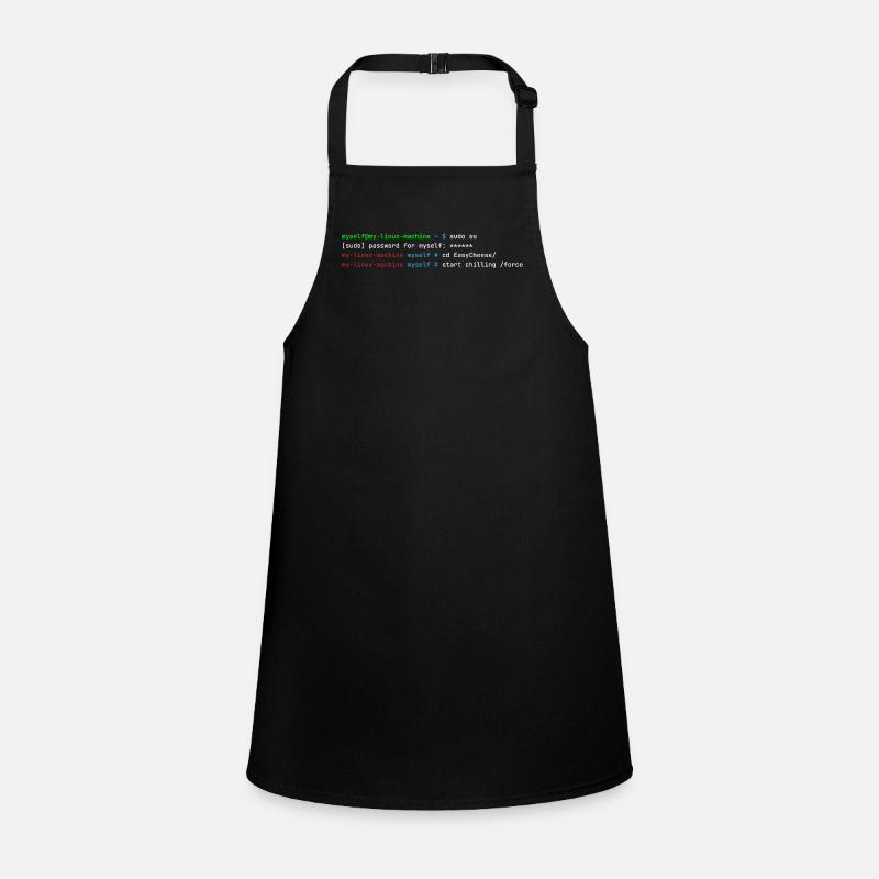 start chilling /force - funny linux T-Shirt Children's Apron