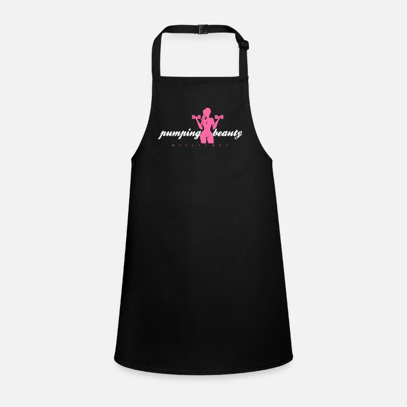 Pompage Beauté Rose Tablier Enfant