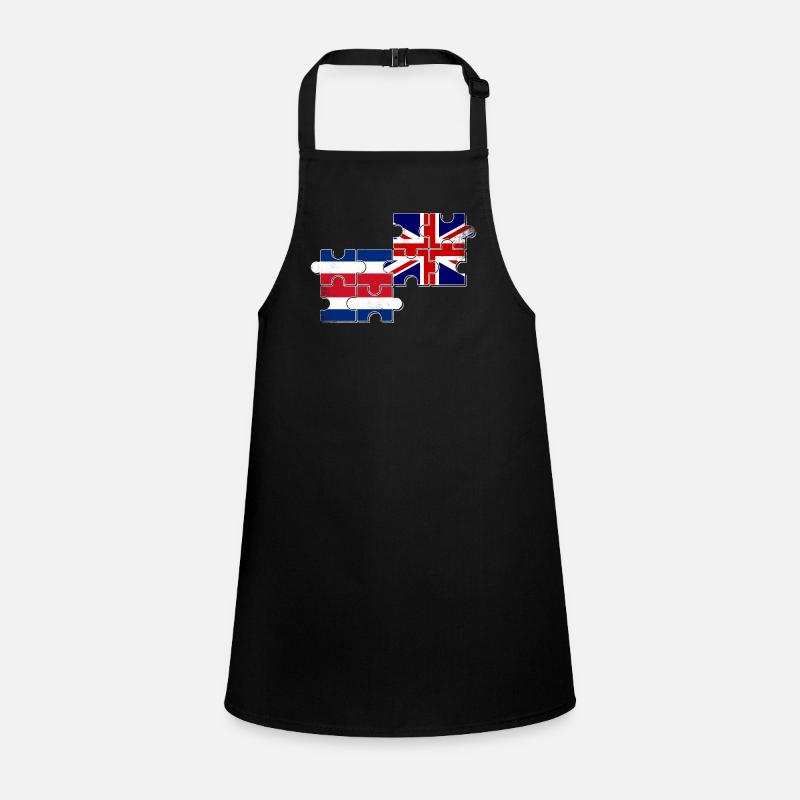 Costa Rica Great Britain Flag Children's Apron
