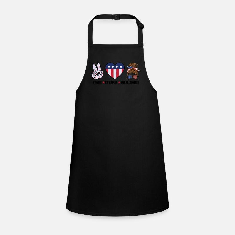 Star stripes and equality Children's Apron