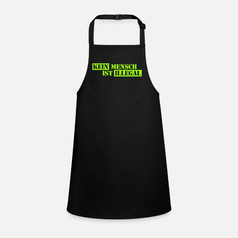 No One Is Illegal - Migration - Illegality Children's Apron