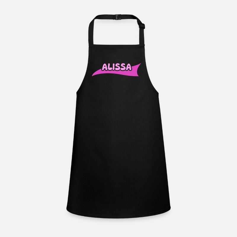 Alissa als Lable Schürze für Kinder