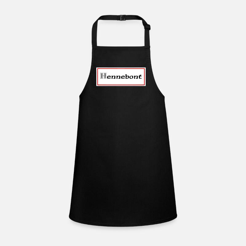 hennebont - Children's Apron - black