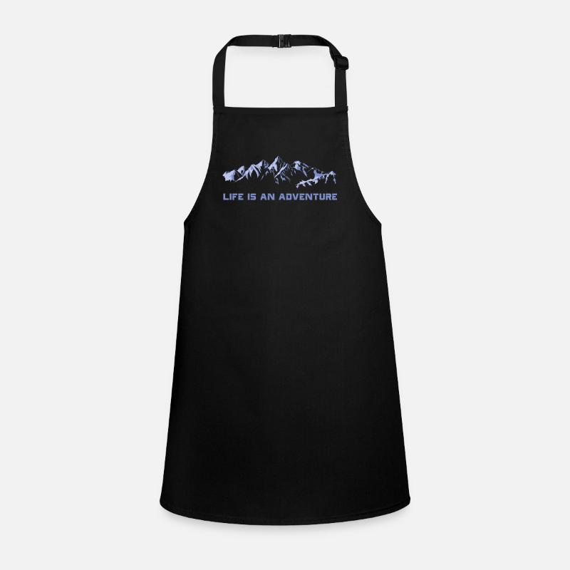 Montagne - Tablier Enfant - noir