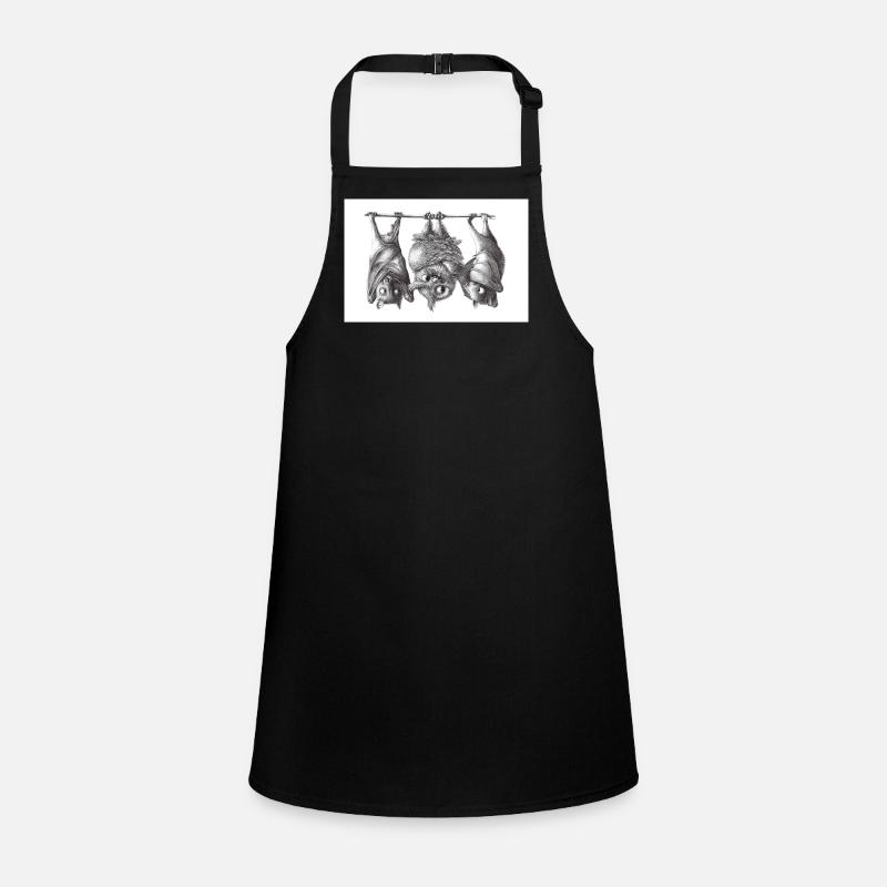 Vampire owl and bats Children's Apron