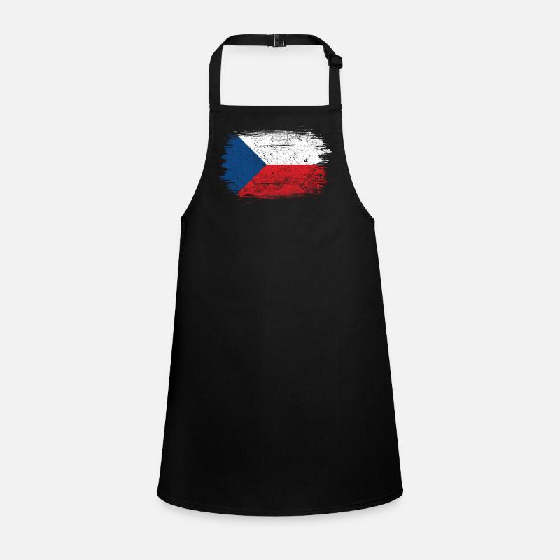 Coup de pinceau Drapeau tchèque Tablier Enfant