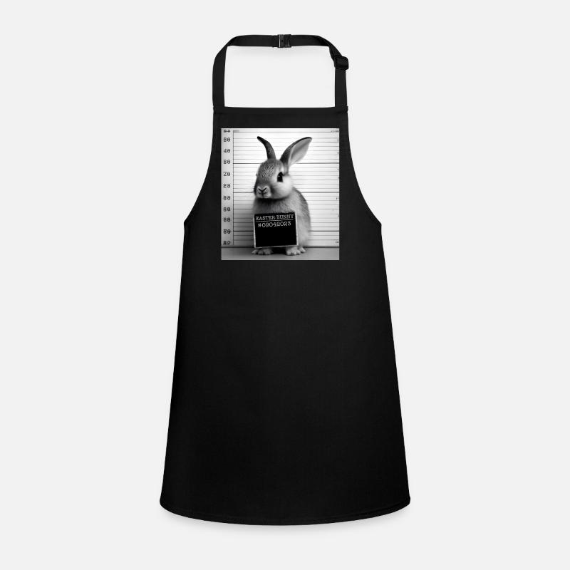 Conception amusante de lapin de Pâques pour les éleveurs de lapins Tablier Enfant