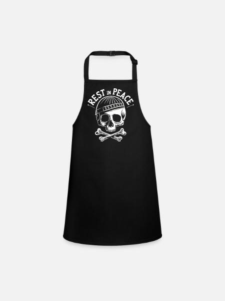 RIP - Children's Apron - black - Front