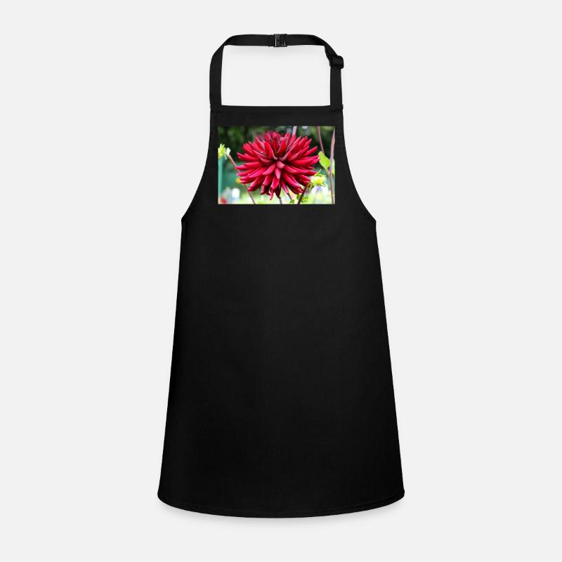 Dahlia Red Blossom ,Flower Children's Apron