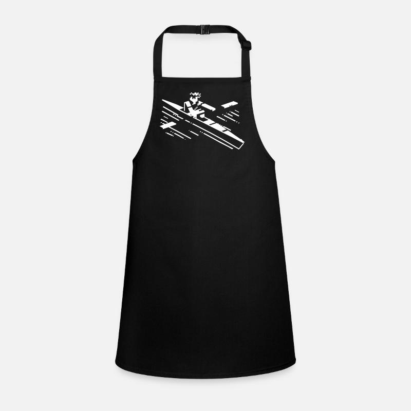 Rowing Cartoon Style Children's Apron