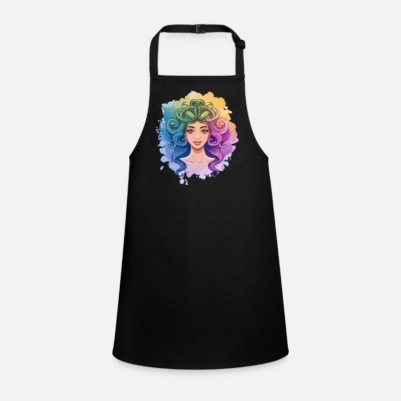 Rainbow Medusa Children's Apron