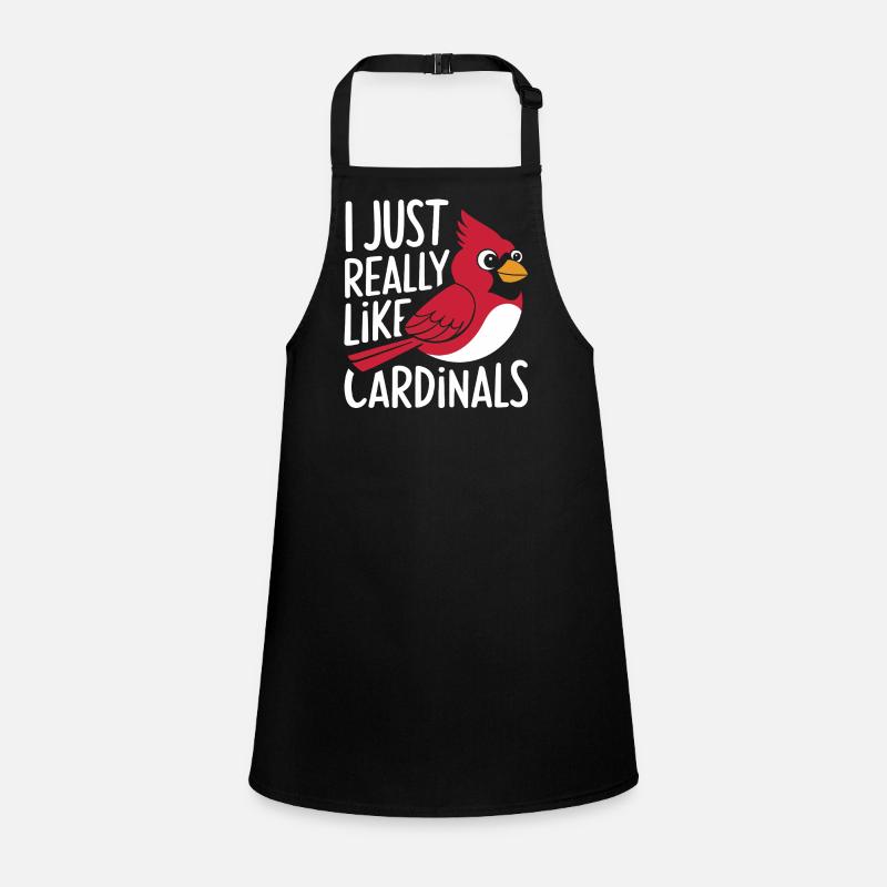 Kardinal Rotkardinal Vogel Roter Kardinal Schürze für Kinder