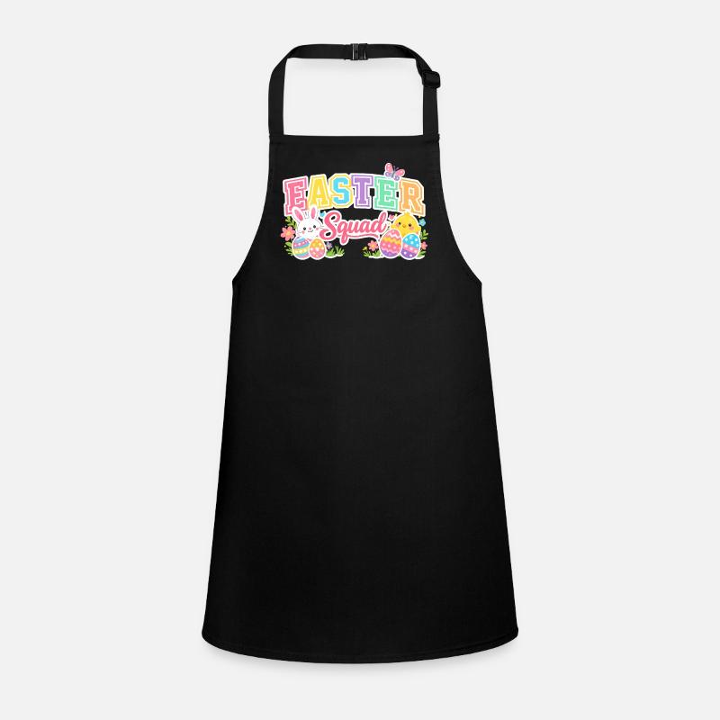 Easter Squad Colorful Eggs Chick Children's Apron